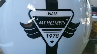 MT VIALE CALIFORNIA HALF FACE HELMET INTERCOM INSTALLATION ANTI FOG INSTALLATION [upl. by Burdett]