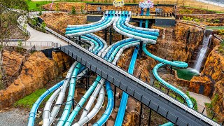 Water Slides From Above  4K Compilation  Aerial Shots [upl. by Oiramat]