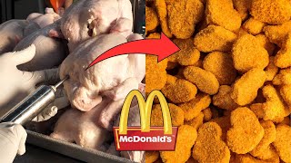 How McDonalds Chicken Nuggets are Made🔥 [upl. by Odnarb]