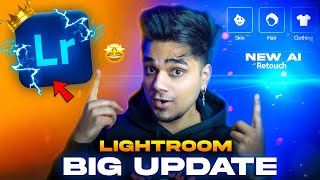 LIGHTROOM BIG UPDATE 😱  Latest version  New Hidden Ai Tool Features [upl. by Rizzi]