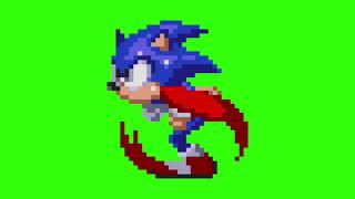 Sonic the Hedgehog Running Green Screen Revised [upl. by Adiaros]