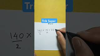 Trik Super Perkalian Matematika shorts youtubeshorts maths [upl. by Haraf184]