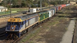 Main Southern Railway  New South Wales Australian Trains [upl. by Goat83]