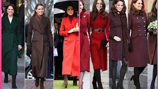 Kate Middletons Winter Coats Collection  kate Middleton Royal fashion [upl. by Cordle]