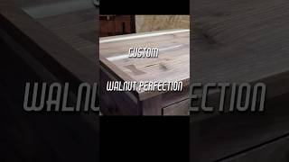 Custom Walnut Woodworking Perfection shorts asmr diy woodworking woodwork wood construction [upl. by Initsed]