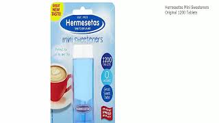 Hermesetas Mini Sweeteners Original 1200 Tablets [upl. by Corabelle69]