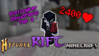 Hypixel Skyblock RIFT ► My FIRST successful Riftstalker Bloodfiend Tier 4 [upl. by Sydelle]