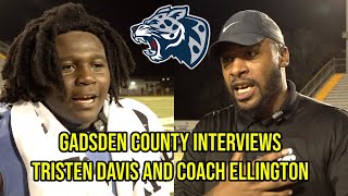 Gadsden County Coach Russell Ellington 2025 RB Tristen Davis on Win vs Lincoln HighSchoolFootball [upl. by Gare]