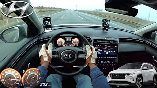 2022 Hyundai Tucson Test Autobahn [upl. by Anan747]