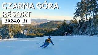 Czarna Góra 20240121 naCzarnej bartsbiker gopro ski czarnagora [upl. by Crescen430]