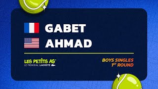 Les Petits As 2024  Boys Singles R1  Jaylon GABET vs Izyan AHMAD [upl. by Ybocaj]