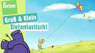 Lenny und Twiek lassen Drachen steigen amp Ratefilm Klappfiguren  Der Elefant  WDR [upl. by Christalle12]