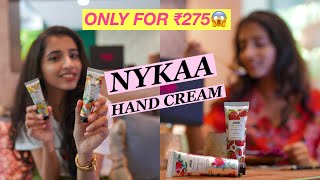 Nykaa Nail amp Hand Cream Review amp 1st Impressions  Urvee [upl. by Sloatman]