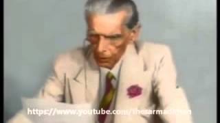 Quaid e Azam Muhammad Ali Jinnah Color Video Speech [upl. by Gent]