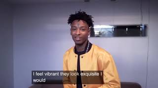 21 Savage real UK accent 😮 [upl. by Flavius]