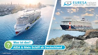 AIDA amp Mein Schiff ab Deutschland – Kreuzfahrten ohne Flug [upl. by Siva588]