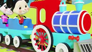 The wheels on the train go Chook chook chook and more nursery rhymes for babies [upl. by Nart]