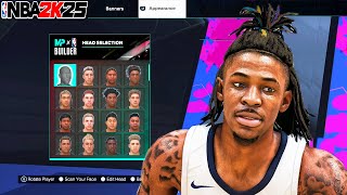 Ja Morant Face Creation NBA 2K25 [upl. by Dunston]