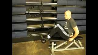 Tibialis Anterior Toe Raises with Kettlbell [upl. by Jolie498]