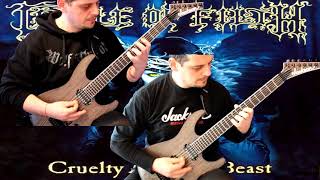 Cradle of Filth  Cruelty Brought Thee Orchids Guitar cover  TAB [upl. by Inus90]