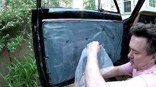 Replace Door Weatherstripping on FSJ Part 4 Creating a New VaporBarrier and Final Installation [upl. by Hildy]