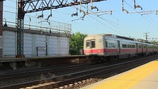 Metro North M26 Set Flies by Larchmont w Horn [upl. by Htennaj193]