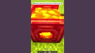 🌈Infinite Cobblestone Makerminecraftshortsgamingmemebtscarryminaticarryislive mrbeastviral [upl. by Eentroc295]