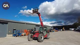 2014 MANITOU MT732 7M TELEHANDLER [upl. by Aneetsyrk]