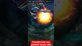 Prestige Calligraphia Yassuo PENTAKILL wildrift lolmobile wildriftshorts yasuo [upl. by Adla742]