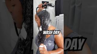 Wash day 🩷 ASMR washday washdayroutine dryscalpremedy scalpcare cleanscalp [upl. by Rana489]