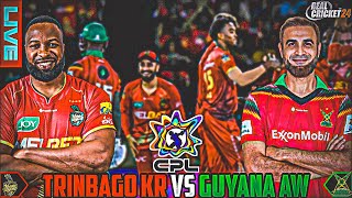 TRINBAGO VS GUYANA  CPL 2024 🏏 REAL CRICKET 24  ROAD TO 4K  rc24 cricket gaming [upl. by Iturk]