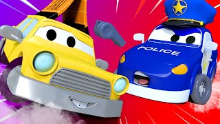 Kids car cartoon  quotstop Policequot  Car City  Cars and Trucks Cartoon for kids [upl. by Soneson625]