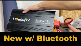 BougeRV 2000W 12V Pure Sine Wave Inverter with Bluetooth  BV122000 [upl. by Okram134]