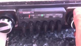 VINTAGE CAR RADIO RADIOMOBILE 1170 [upl. by Kerin]