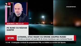 UCRAINA ATAC MASIV CU DRONE ASUPRA RUSIEIȘtiri B1TV17 mar 2024 [upl. by Reppiks340]