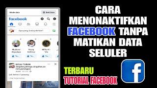 Cara Menonaktifkan Fb Sementara Tanpa Matikan Data Seluler Terbaru [upl. by Bradshaw]