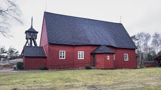 Lidhults gamla kyrka  Sankt Olofs kapell [upl. by Annaear258]