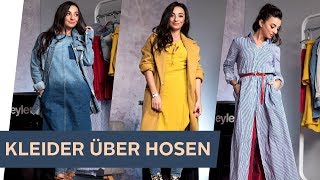 HOW TO STYLE KLEIDER ÜBER HOSEN  refashion  OTTO [upl. by Seow]