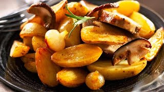 Recette  Pommes de terre aux cèpes [upl. by Travus]