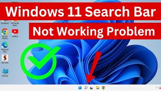 How to Fix Search Bar not Working in Windows 11  Windows 11 Searching Problem Easy Way [upl. by Georges]