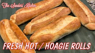 EASY HOAGIE ROLL RECIPE  FUN AND DELICIOUS [upl. by Siblee]