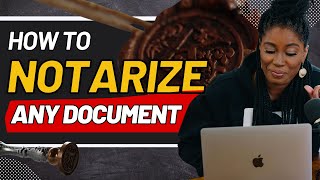 How to Notarize Any document [upl. by Nilyam691]