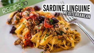 Sardine Linguine Mediterranean Flavours [upl. by Ynohtnanhoj]