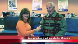 Bowater plant employee finds lost wedding ring after 25 years [upl. by Berke]