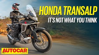 Honda Transalp review  Not a scaled down Africa Twin  First Ride  autocarindia1 [upl. by Haldis641]