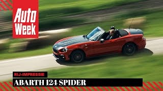 Abarth 124 Spider  AutoWeek review [upl. by Eema]