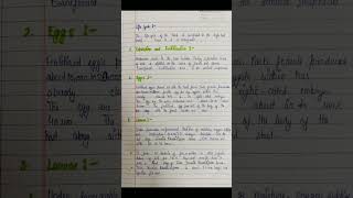 Ancylostoma duodenale zoology 3rd year hand written notes biology viralshorts likeandsubscribe [upl. by Nue]