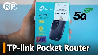 TPLink M7200 150MBPS 4G LTE Sim Supported Portable Hotspot Pocket Router  Pro Gadget Savvy [upl. by Speroni75]