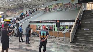 Live Music in Metro Chabacano of Cuauhtémoc in Mexico City Video 2 [upl. by Elleiad]