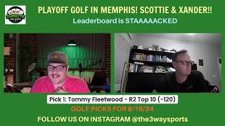 FedEx St Jude Round 1 Recap  Leaderboard is Stacked  815 Episode of 3 Way Sports [upl. by Acinomad]